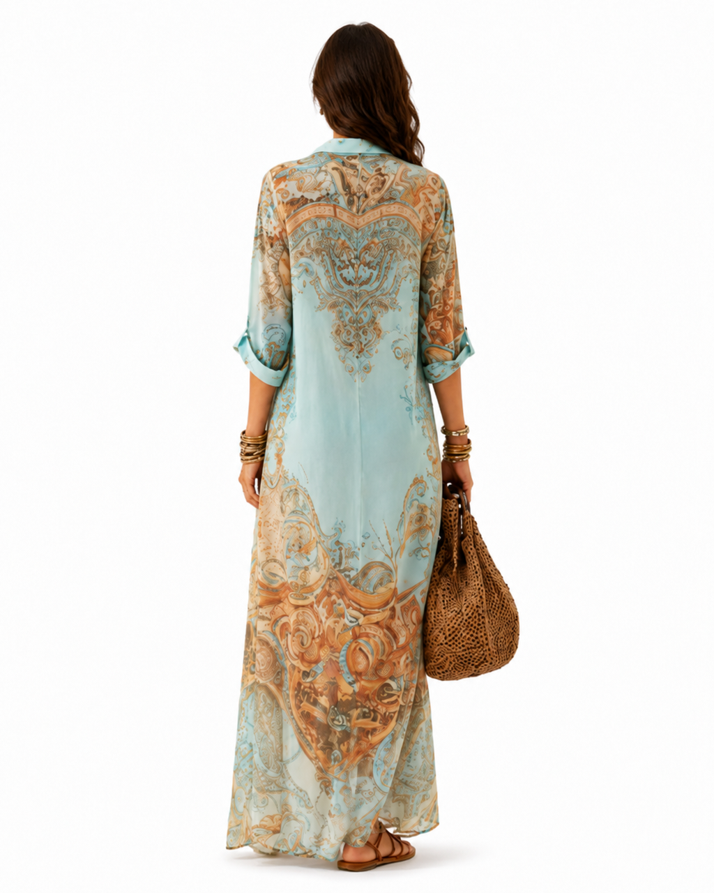 Vestido camisero Mediterráneo