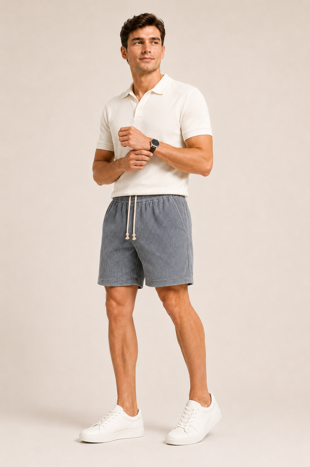 Pantalones cortos elegantes para hombre