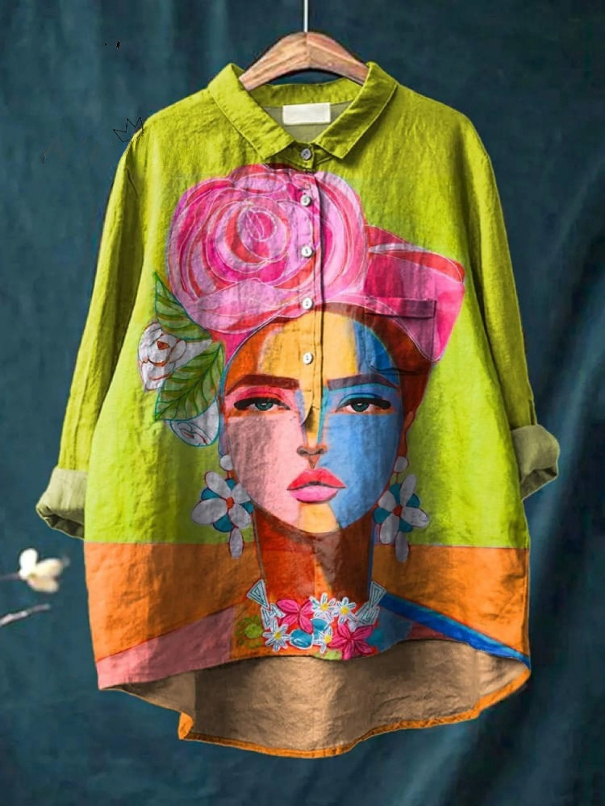 Camisa Artística Inspiración Floral