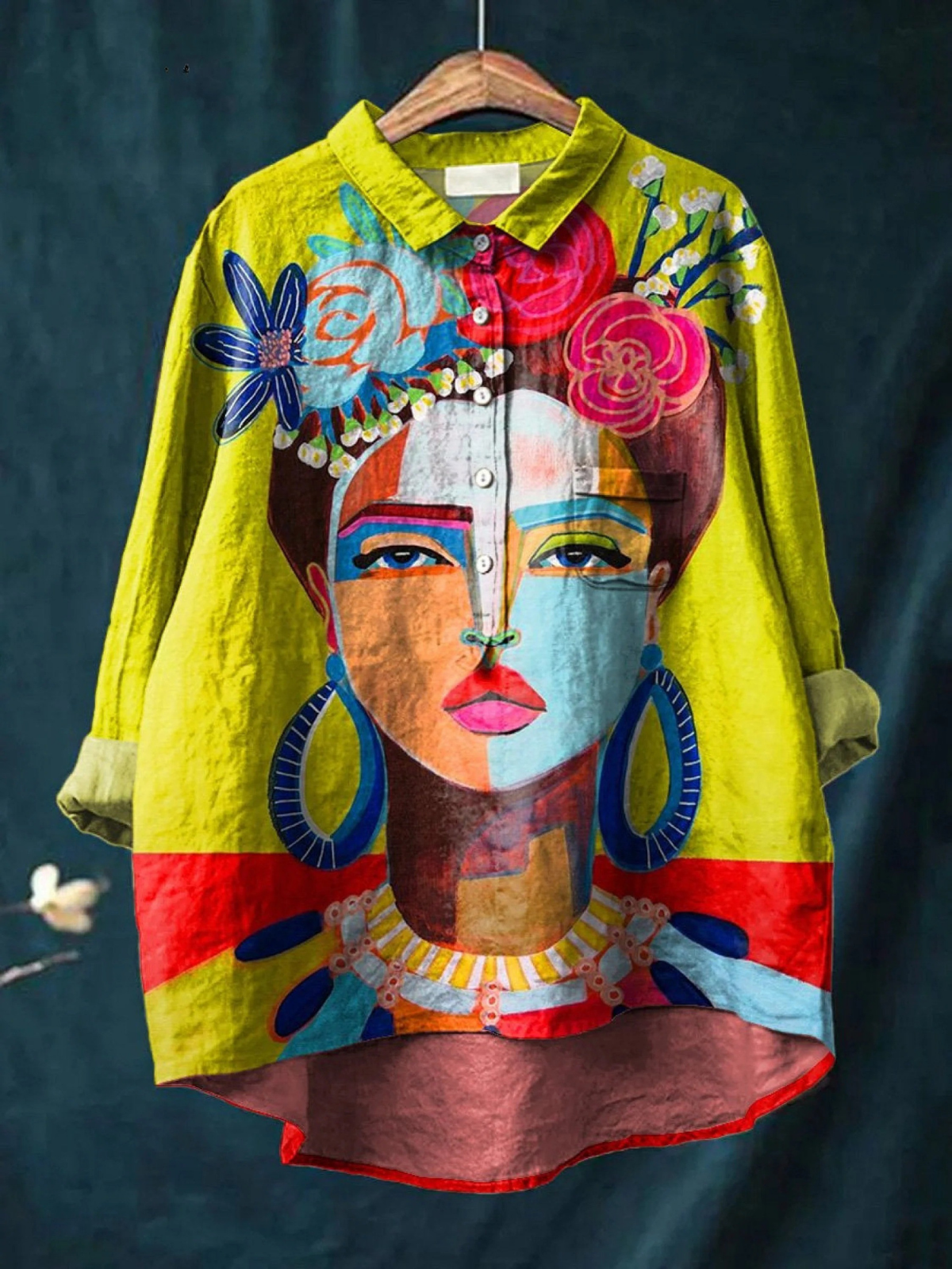 Camisa Artística Inspiración Floral
