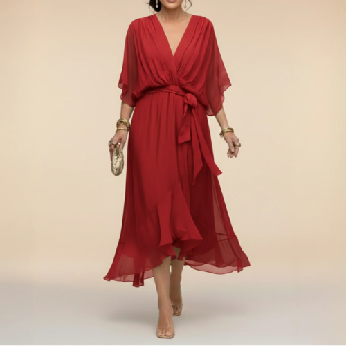 Monica - Vestido con escote en V