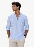 Camisa de lino transpirable