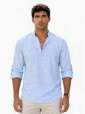 Camisa de lino transpirable