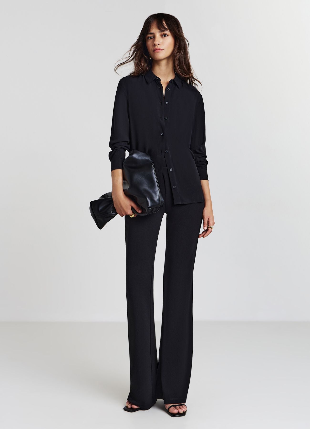 Camisa Oversize de Viscosa para Mujer