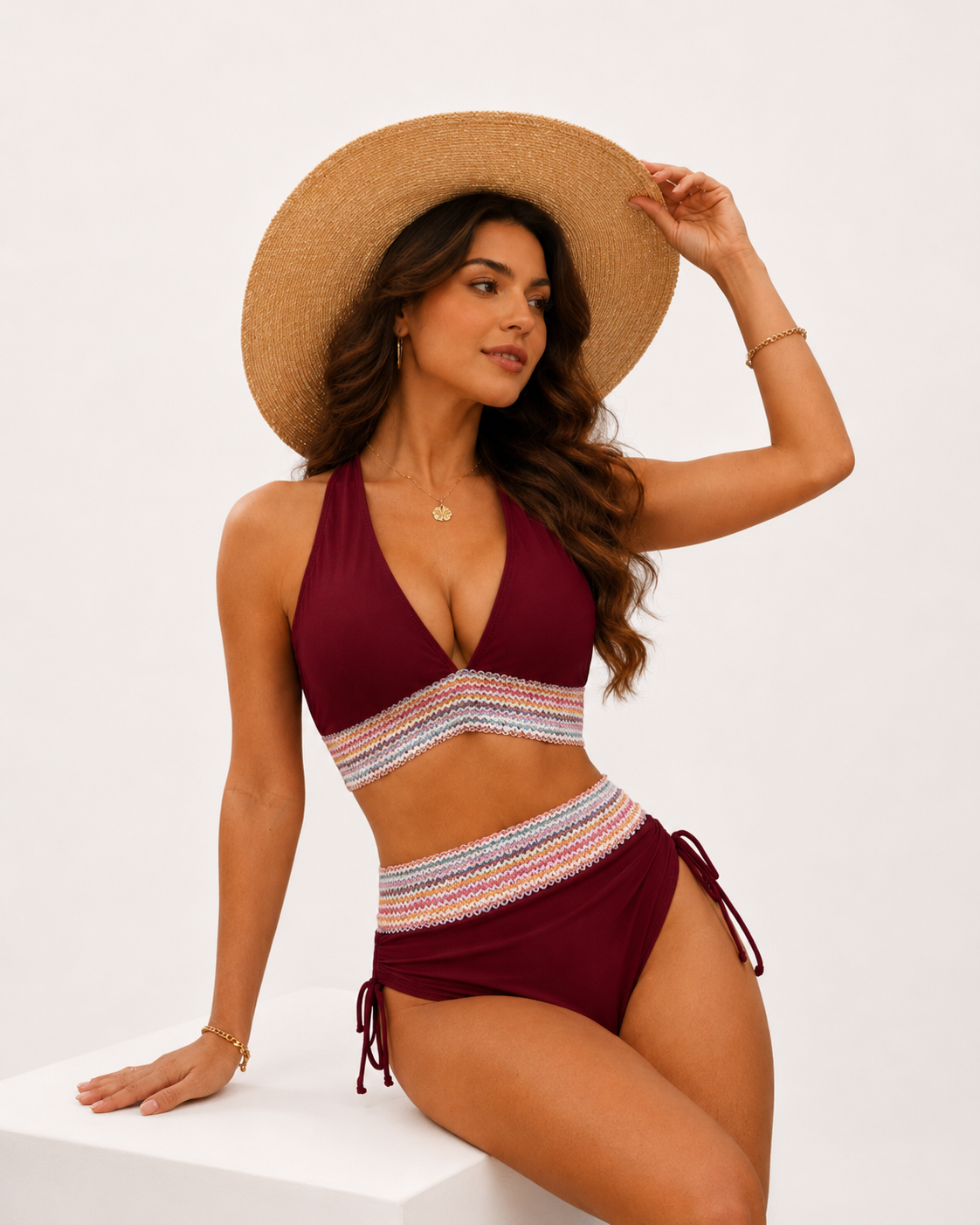 Bikini moldeador de talle alto