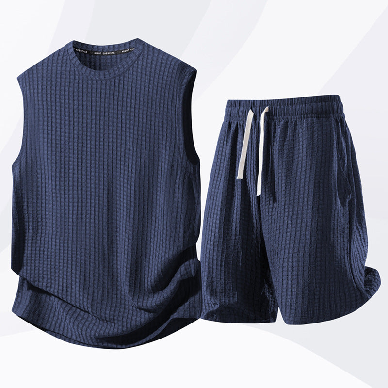 Conjunto deportivo sin mangas para hombre